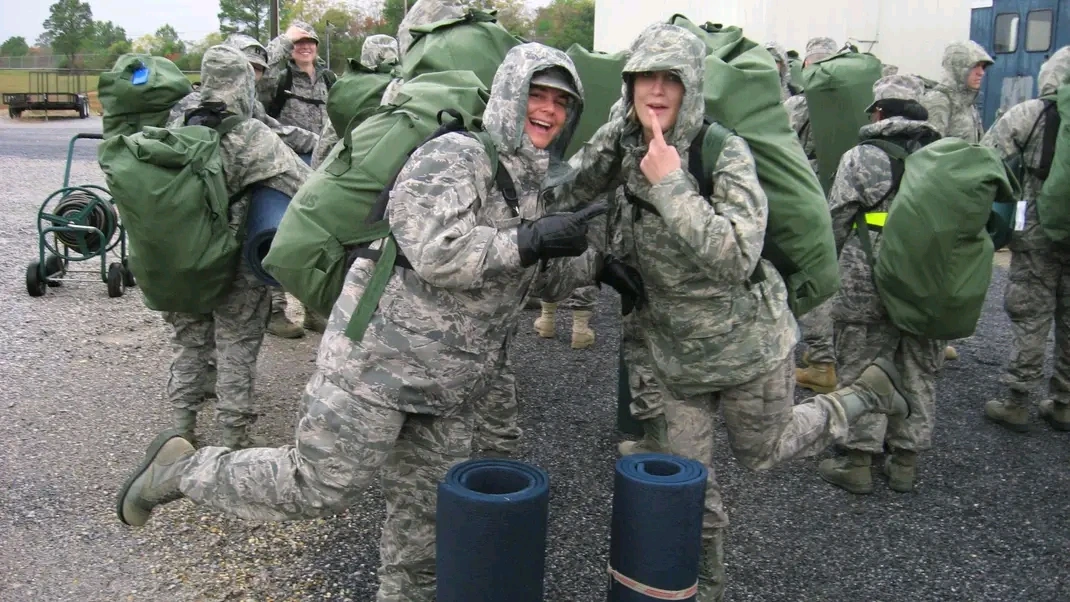 Kelley Beck participating in United States Air Force training