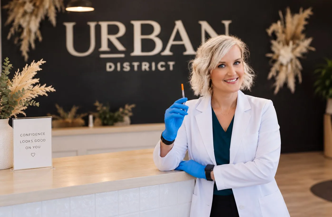 Kelley J. Beck, DNP, FNP-C providing botox and injectable care with All Around Beauty Plus at Urban District Salon in Vail and Corona de Tucson, Arizona