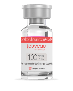 Jeuveau 100-unit prabotulinumtoxinA-xvfs neurotoxin vial for cosmetic frown line treatments in Tucson